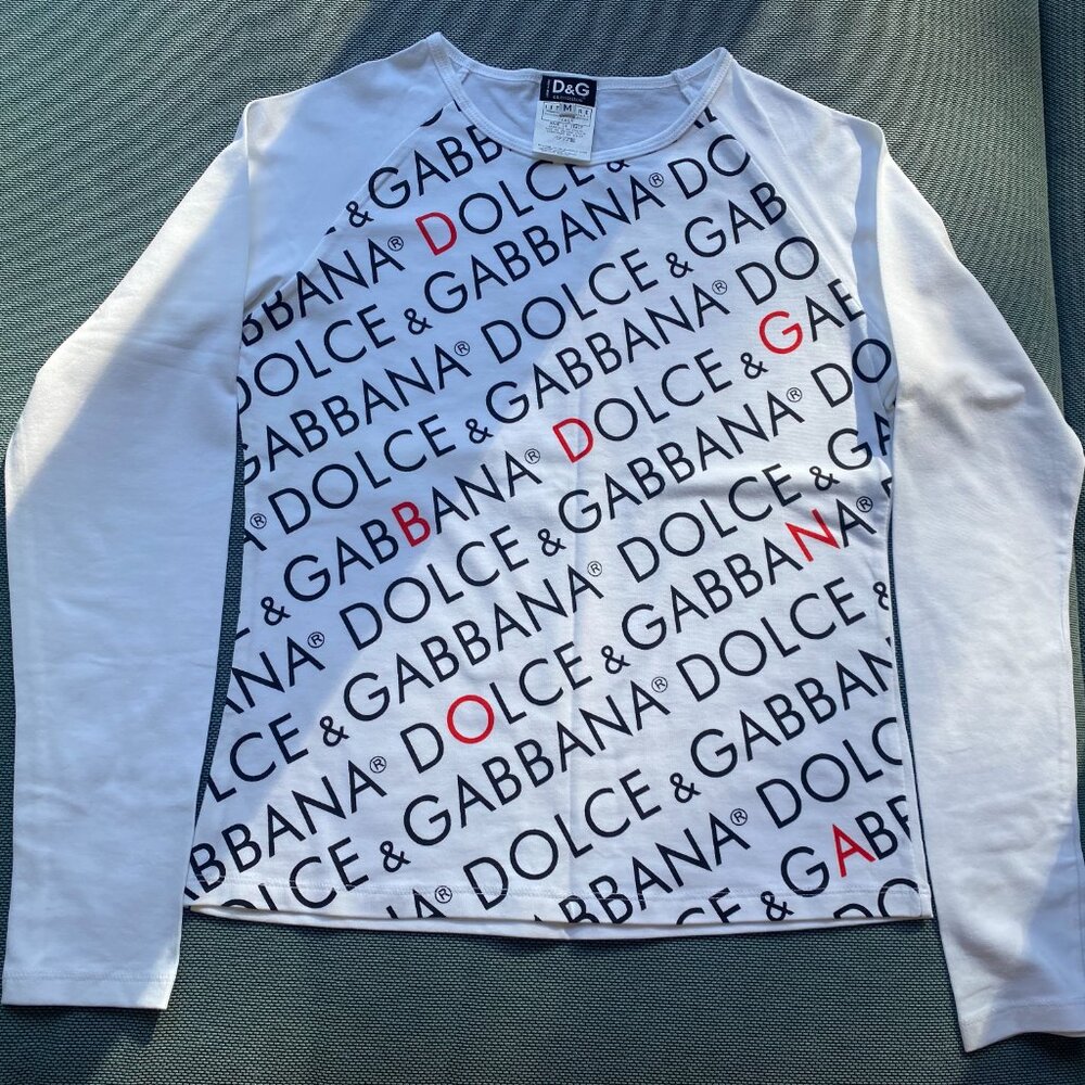 Vintage Dolce & Gabbana Logo Woman’s Top, size M (runs small)